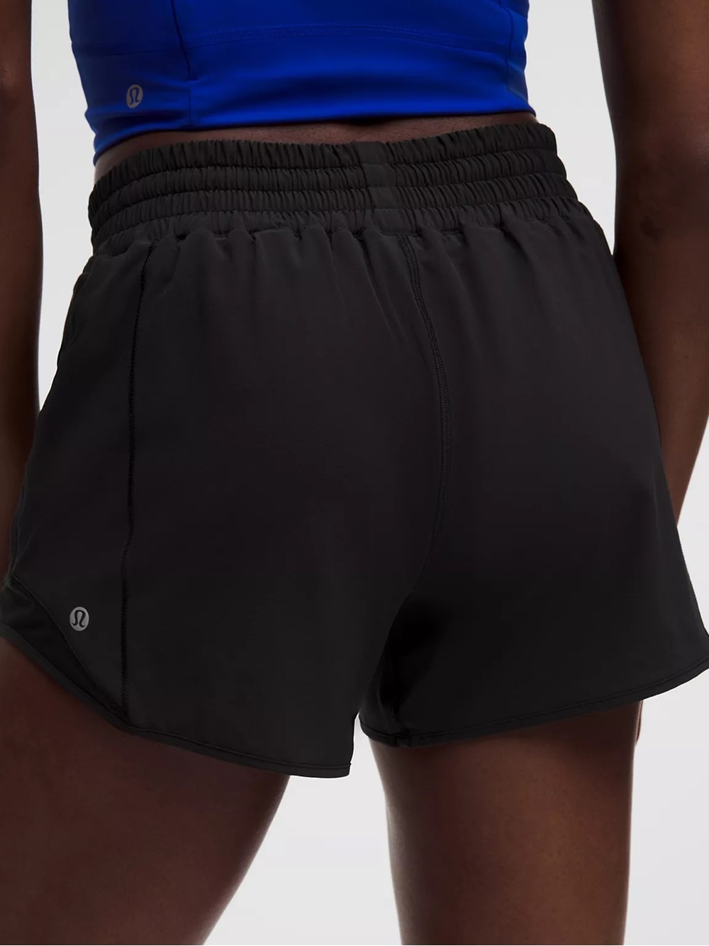 Lululemon Hotty Hot Black Lined Athletic Shorts 4” - Size 10